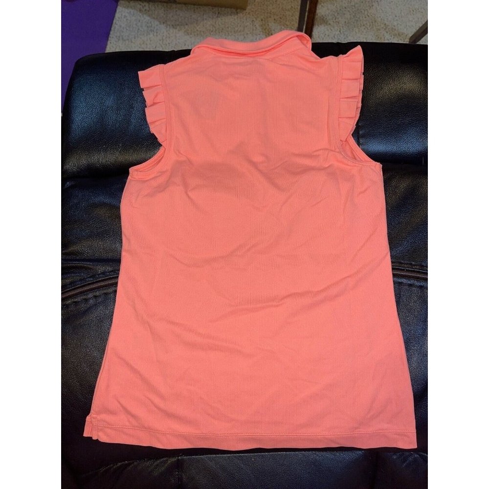 LILLY PULITZER UPF  50+ Luxletic Frida Sleeveless Polo PB Bellini XXS NWT - Picture 11 of 11